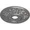 Ekena Millwork Valletta Ceiling Medallion (Fits Canopies up to 3 1/2"), Hand-Painted Silver, 18"OD x 3 1/2"ID x 1"P CM18VLSLS - alternate 4